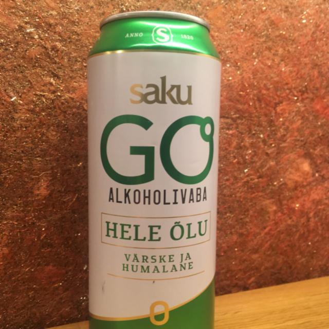 Saku Go Alkoholivaba Hele Õlu 0.0%, Saku Õlletehas (Carlsberg), Estonia