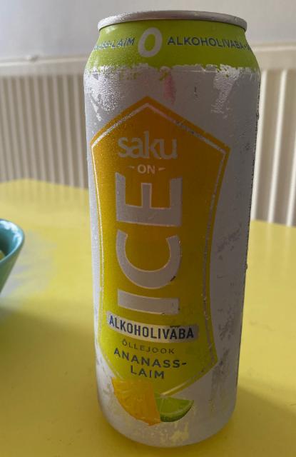 Saku On Ice Ananass-Laim 0.0%, Saku Õlletehas (Carlsberg), Estonia