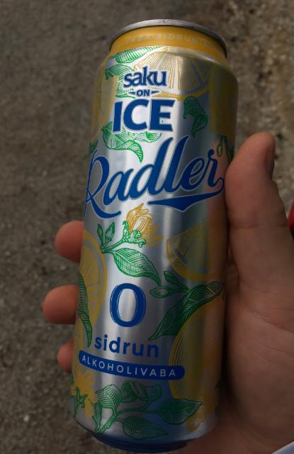 Saku On Ice Radler Sidrun Alkoholivaba 0.0%, Saku Õlletehas (Carlsberg), Estonia
