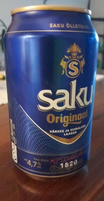 saku originaal 4,7 4.7%, Saku Õlletehas (Carlsberg), Estonia