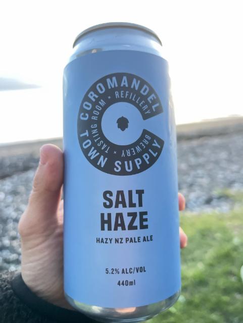 Salt haze 5.2%, Coromandel town supply, New Zealand