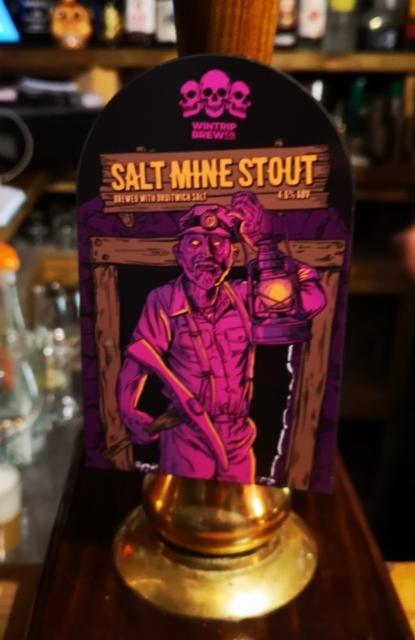 Salt Mine Stout 4.6%, Wintrip Brew Co, England