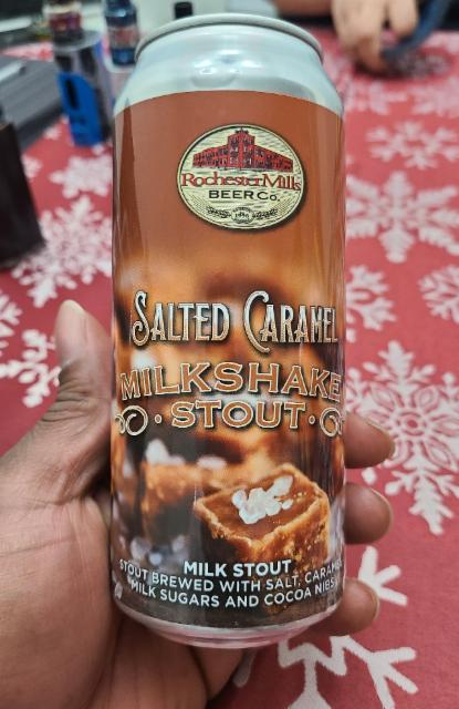 Salted Caramel Milkshake Stout 5.2%, Rochester Mills Beer Company, United States