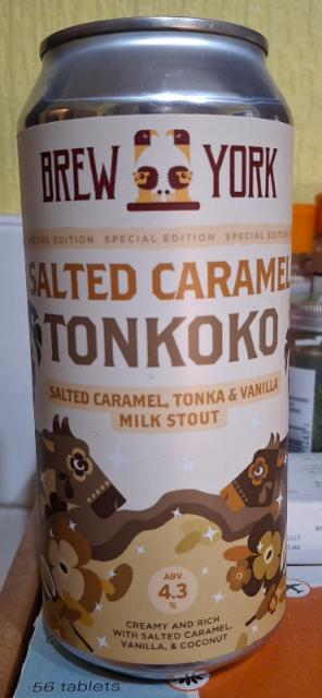 Salted Caramel Tonkoko 4.3%, Brew York, England
