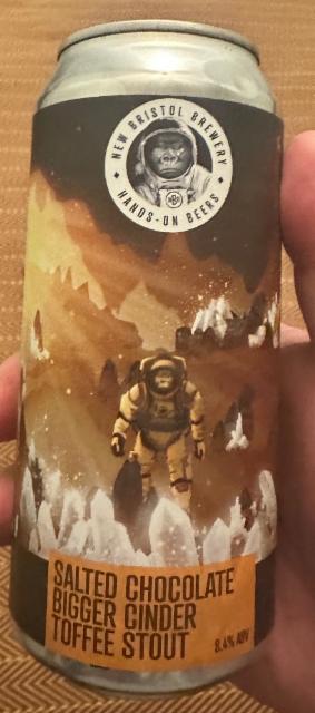 Salted Chocolate Bigger Cinder Toffee Stout 8.4%, New Bristol Brewery, England