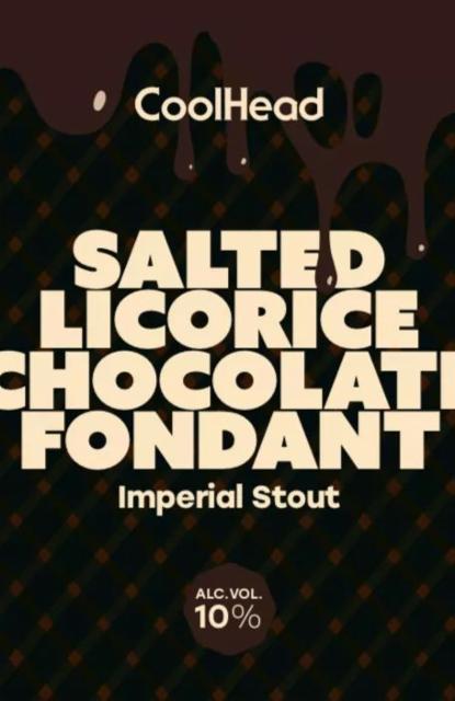 Salted Licorice Chocolate Fondant 10.0%, CoolHead Brew, Finland
