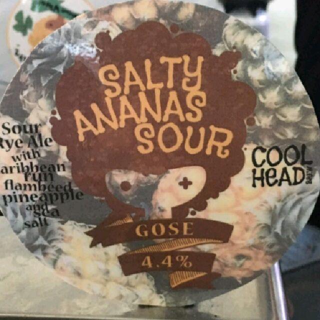 Salty Ananas Sour 4.5%, CoolHead Brew, Finland