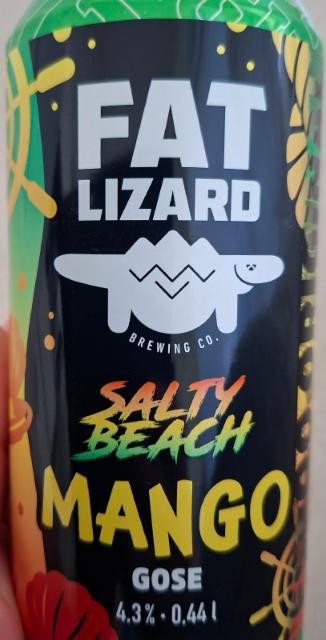 salty beach mango 4.3%, Fat Lizard Brewing Co., Finland