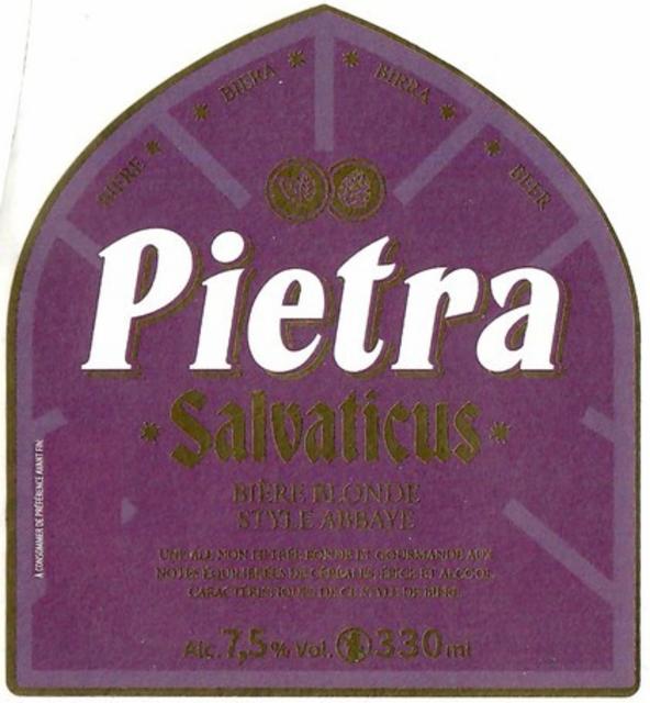 Salvaticus 7.5%, Brasserie Pietra, France