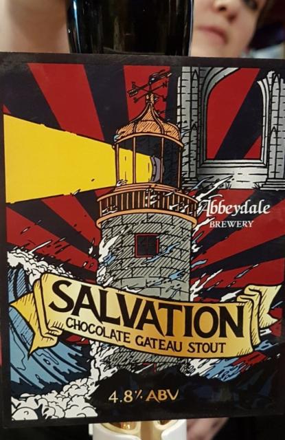 Salvation: Chocolate Gateau Stout 4.8%, Abbeydale Brewery, England