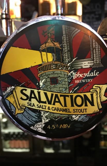 Salvation Sea Salt & Caramel Stout 4.5%, Abbeydale Brewery, England