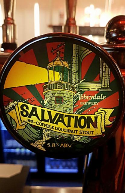 Salvation No.5: Coffee and Doughnut Stout 5.8%, Abbeydale Brewery, England