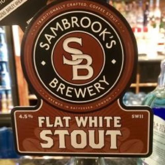 Flat White Stout 4.5%, Sambrook's Brewery, England