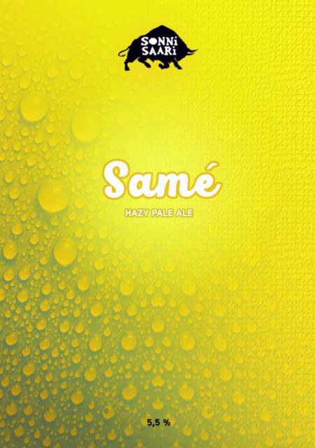 Samé 5.5%, Sonnisaari Panimo, Finland