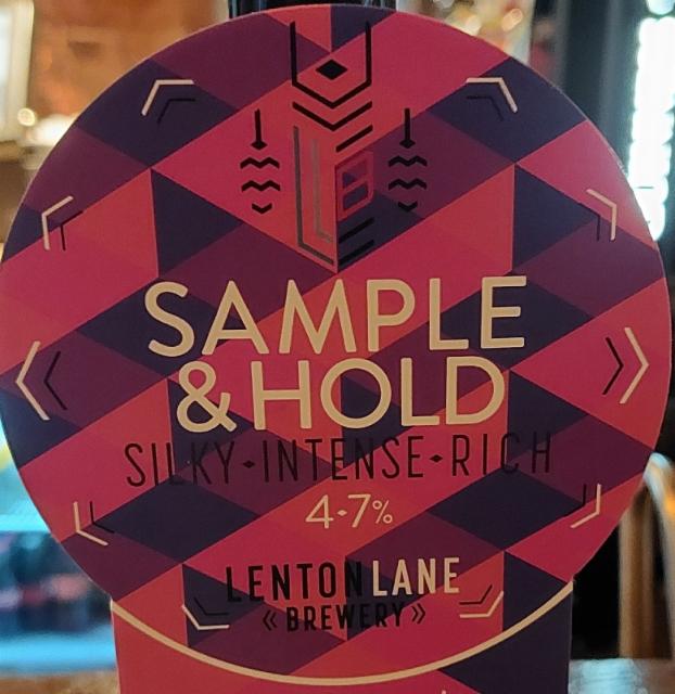 Sample and Hold, Lenton Lane Brewery