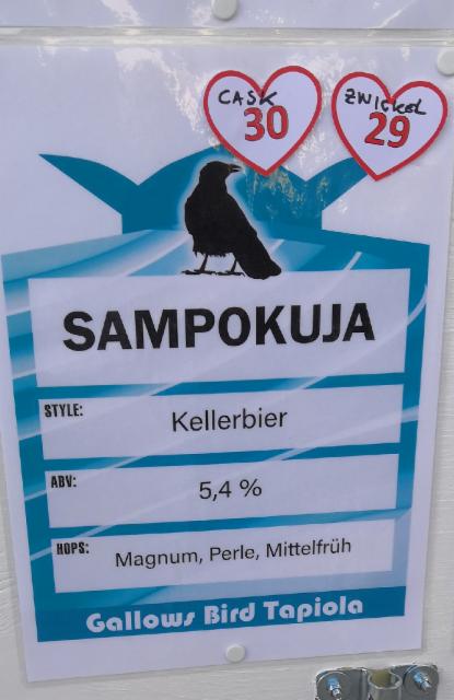 Sampokuja 5.4%, Brew-Pub Gallows Bird, Finland