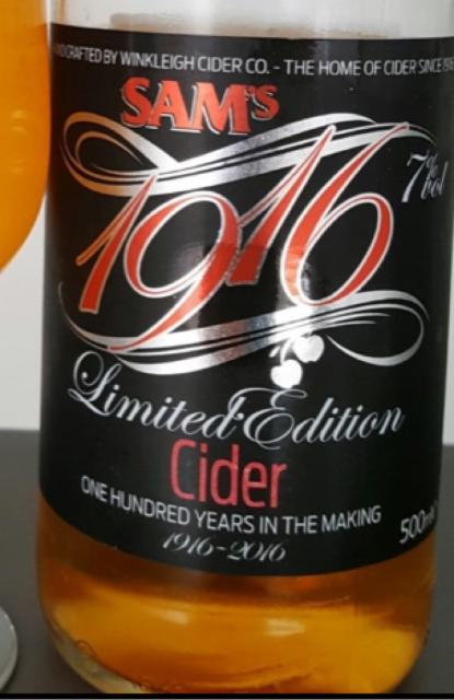 Sam's 1916 Limited Edition 7.0%, Winkleigh Cider Company, England