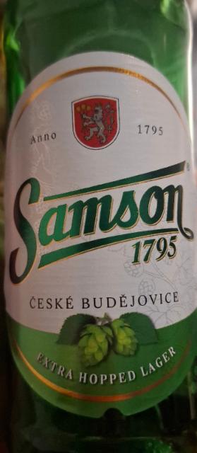 Samson 1795 extra hopped lager 4.9%, Pivovar Samson (A-B InBev), Czech Republic