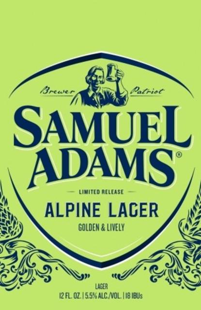 Alpine Lager 5.5%, Samuel Adams (Boston Beer Company), United States