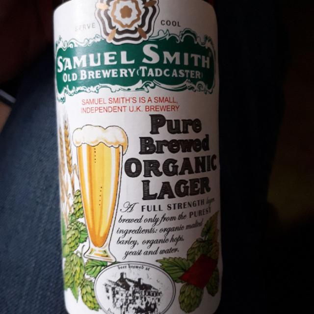 Organic Lager 5.0%, Samuel Smith Old Brewery, England
