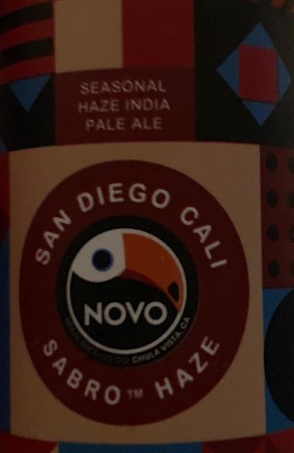 San Diego Cali Sabro Haze 7.0%, Novo Brazil Brewing Co, United States