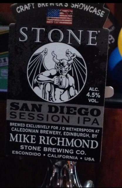 San Diego Session IPA 4.5%, Stone Brewing (Sapporo Breweries), United States