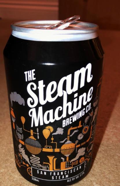 San Franciscan Steam 5.2%, The Steam Machine Brewing Co., England