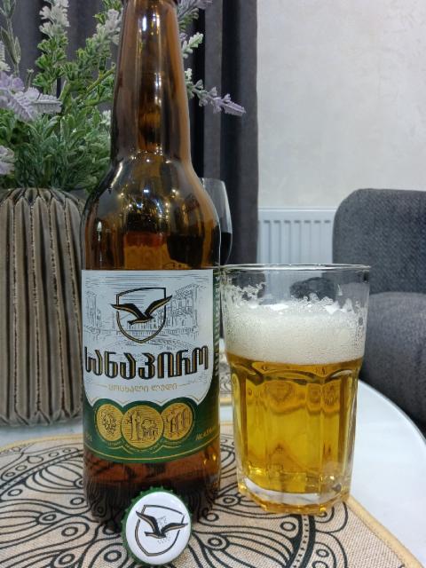 Sanapiro / სანაპირო 4.8%, Georgian Beer Company (Zedazeni / ზედაზენი), Georgia
