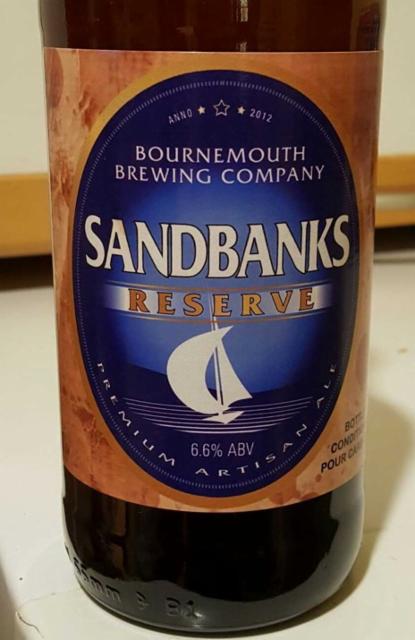 Sandbanks Reserve 6.6%, Bournemouth Brewing, England