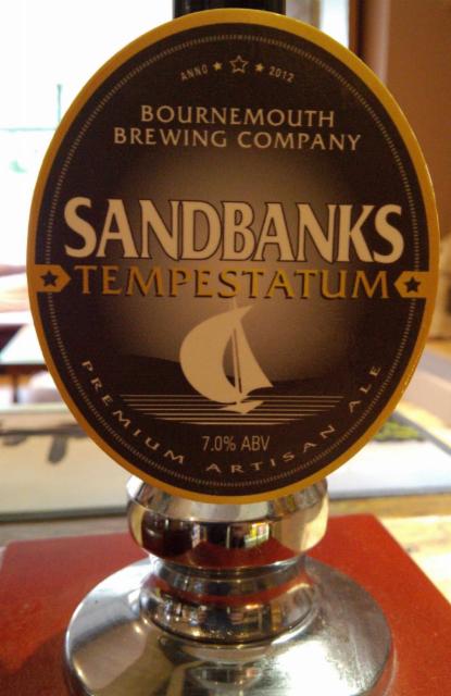 Sandbanks Tempestatum 7.0%, Bournemouth Brewing, England