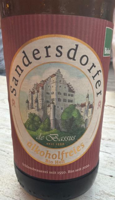 Sandersdorfer alkoholfreies, Schloßbrauerei Sandersdorf