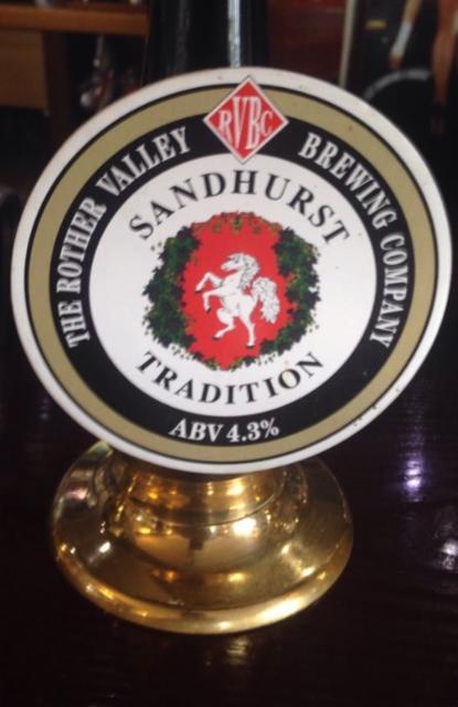 Sandhurst Tradition 4.3%, Rother Valley Brewing Company, England