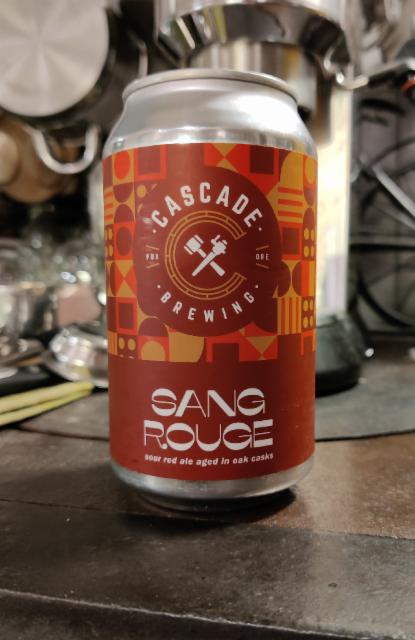 Sang Rouge (2020) 7.8%, Cascade Brewing, United States