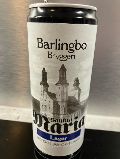 Sankta Maria Lager 0.5%, Barlingbo Bryggeri, Sweden