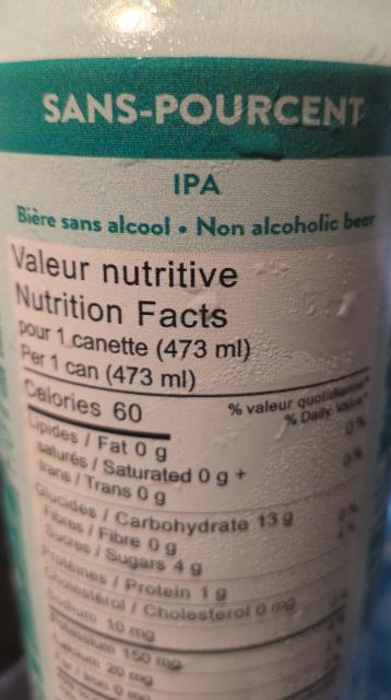 sans-pourcent 0.0%, Les Sans Taverne, Canada