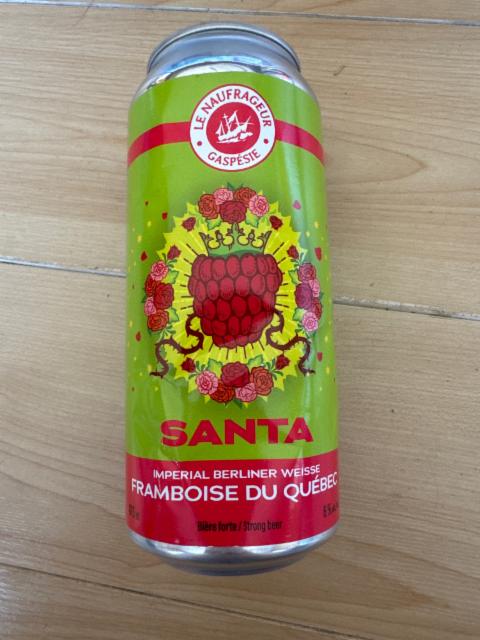 Santa 6.0%, Microbrasserie Le Naufrageur, Canada