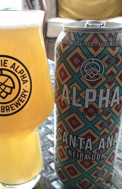 Santa ana DDH NEIPA 6.2%, Brasserie Alpha, Canada
