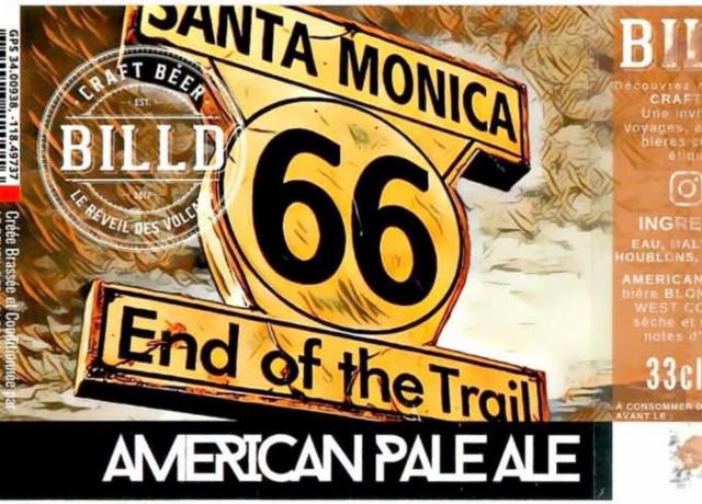 Santa Monica 5.0%, Brasserie Billd - Le Réveil Des Volcans (Auvernhata), France