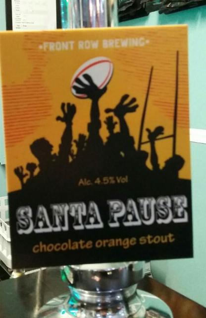 Santa Pause 4.5%, Front Row Brewing, England