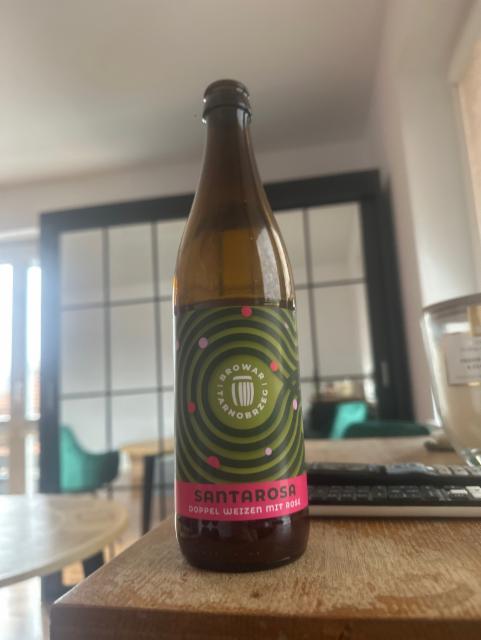 Santarosa doppel weizen mit rosę 6.5%, Browar Tarnobrzeg, Poland
