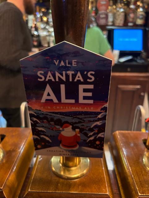 Santa's Ale 4.1%, Vale Brewery, England
