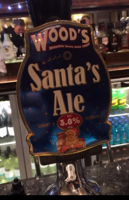 Santa's Ale 3.8%, Wood Brewery, England