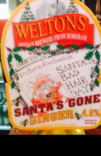 Santa's Gone Ginger 4.6%, Weltons Brewery Ltd, England