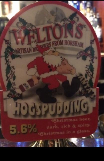 Santa's Hogspudding 5.6%, Weltons Brewery Ltd, England