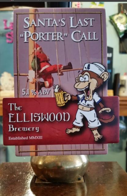 Santa's Last "Porter" Call 5.1%, Elliswood Brewery, England