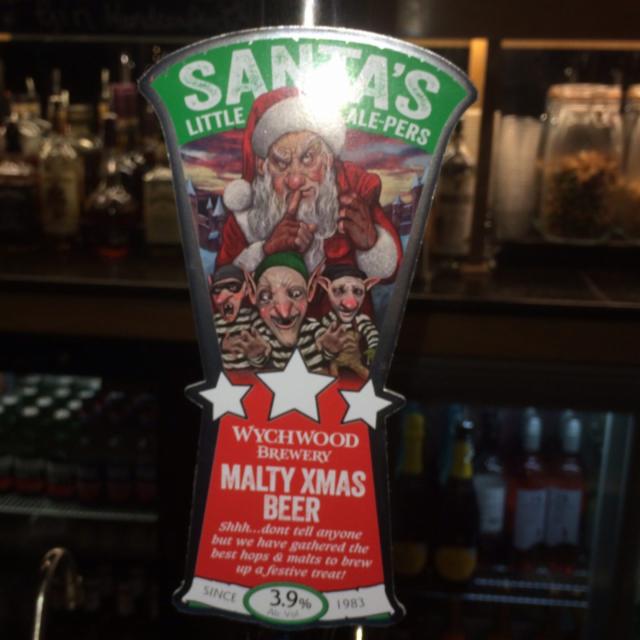 Santa's Little Ale-Pers 3.9%, Wychwood Brewery (Marston's Brewery), England