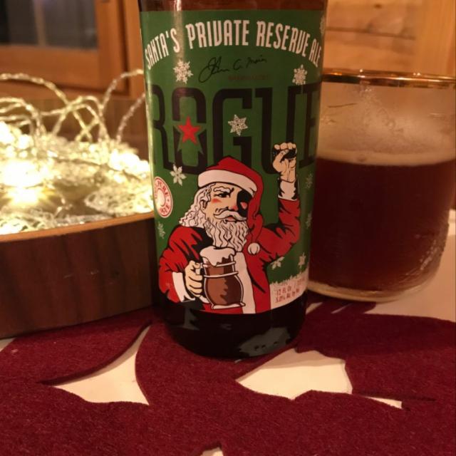 Santa's Private Reserve Ale 5.0%, Rogue Ales, United States