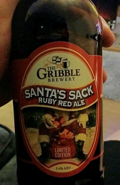 Santa's Sack 5.4%, Gribble Brewery, England