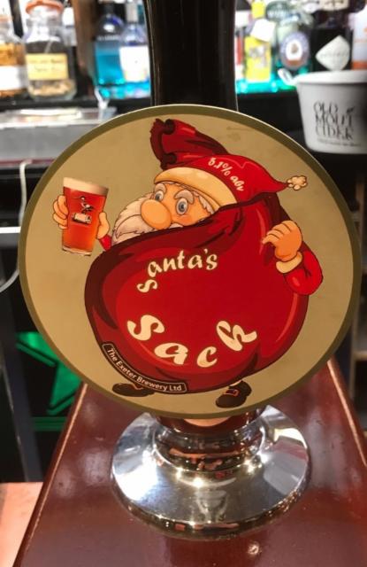 Santa's Sack 5.1%, Exeter Brewery Ltd, England