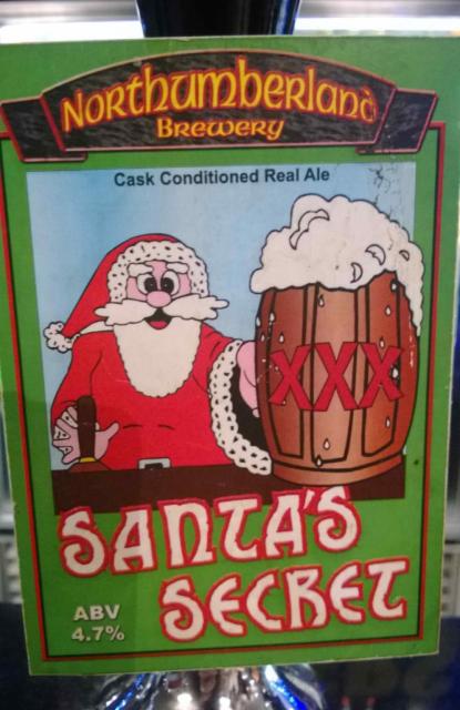 Santa's Secret 4.7%, Northumberland Brewery, England